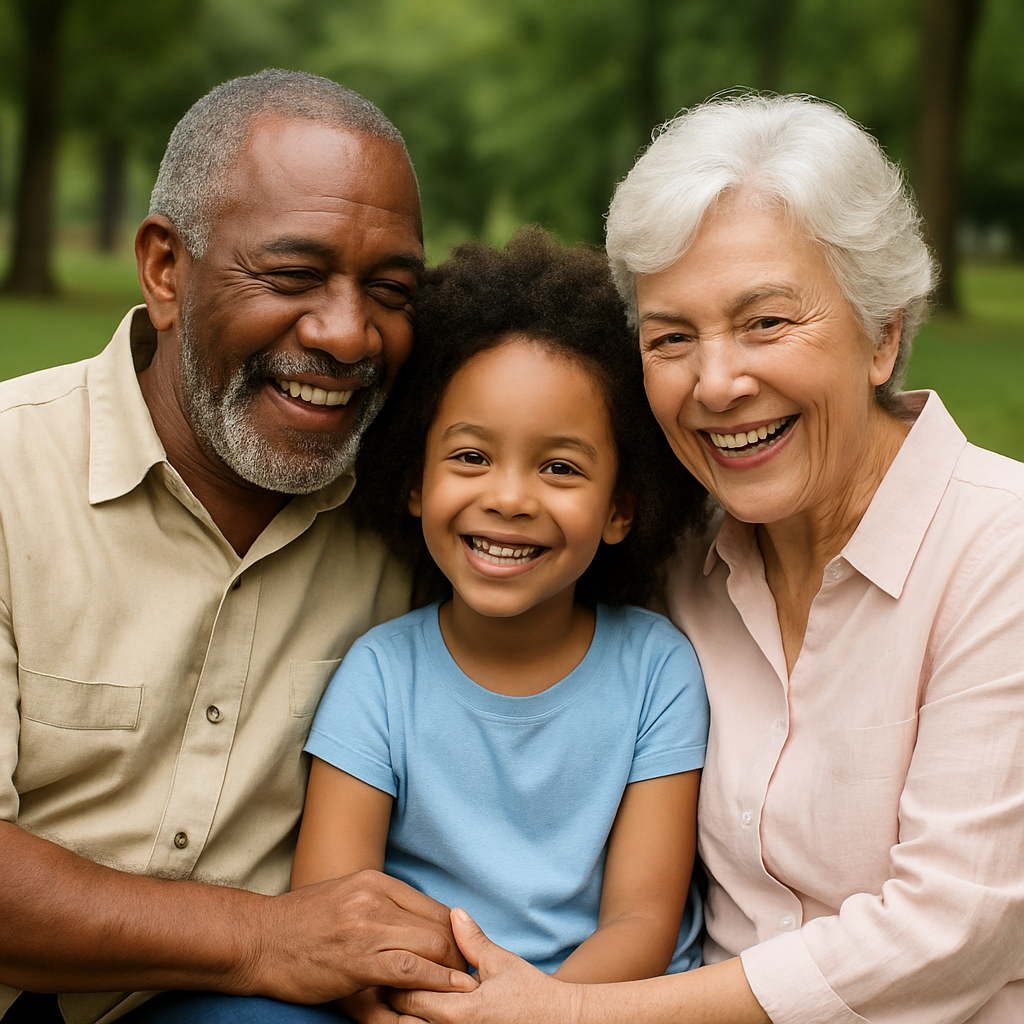 Senior couple reviewing insurance documents